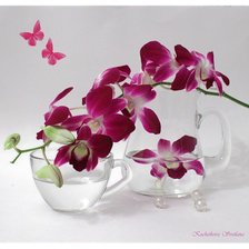 Оригинал схемы вышивки «орхидея» (№222251)