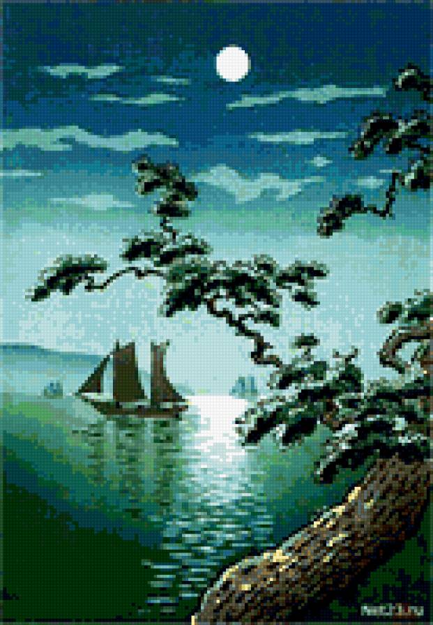 ночь в Японии - предпросмотр