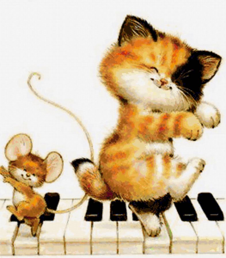 Кошки-мышки - кошка, мышка, кошки, коты, кошки-мышки - предпросмотр