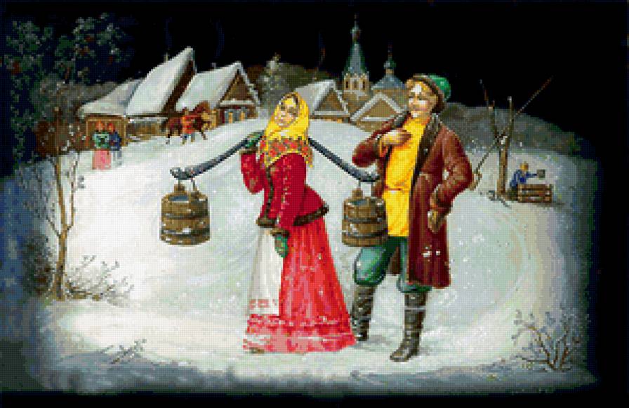 Русская красавица - девушка, сказка - предпросмотр