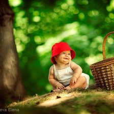 Схема вышивки «Красная шапочка)))»