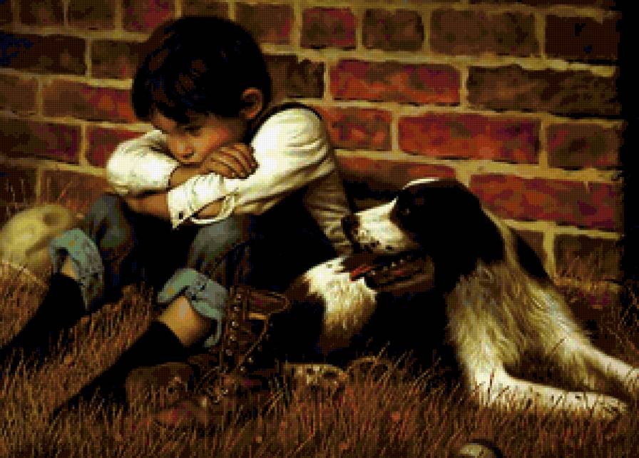 Не грусти! - дружба, собака, дети - предпросмотр