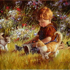 Схема вышивки «На лугу»