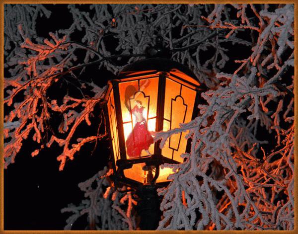 Танец света - уличный фонарь - оригинал