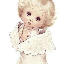 Оригинал схемы вышивки «Дети, ангелы» (№223944)