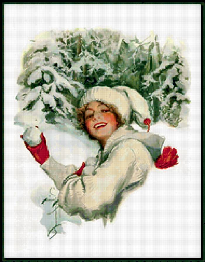 Дети - зима, детское, открытки - предпросмотр