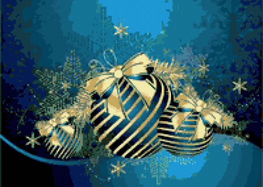 Новый Год 4 - праздник, новый год, игрушки - предпросмотр