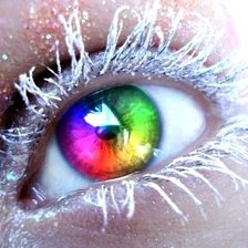 Схема вышивки «радуга глаз»