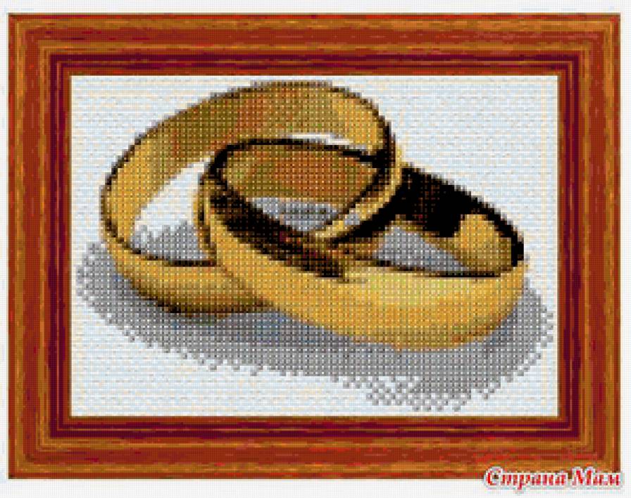 Кольца "к свадьбе" - кольца - предпросмотр