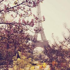 Схема вышивки «весна в Париже»