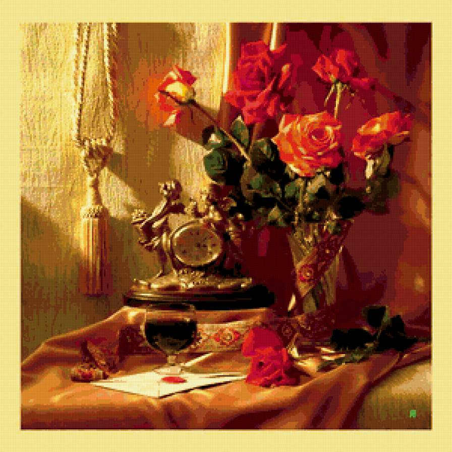 натюрморт - натюрморт, цветы - предпросмотр