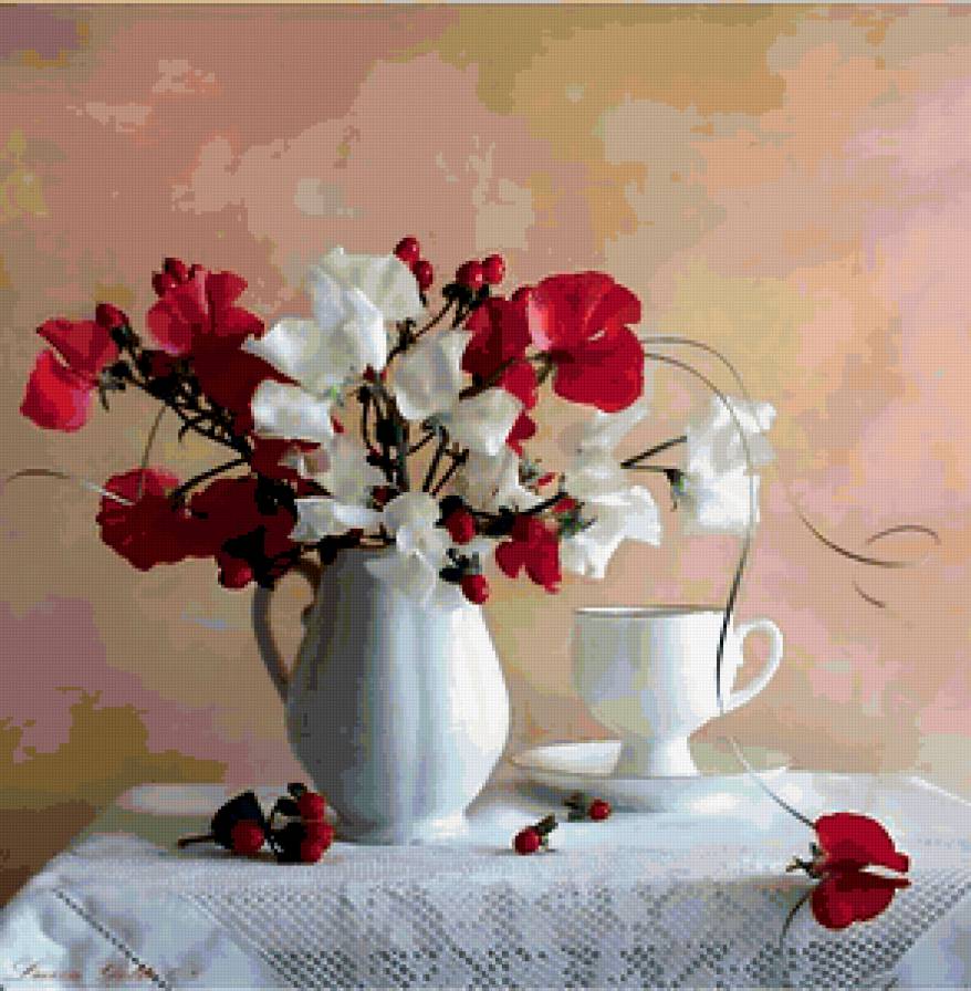 натюрморт - натюрморт, цветы - предпросмотр