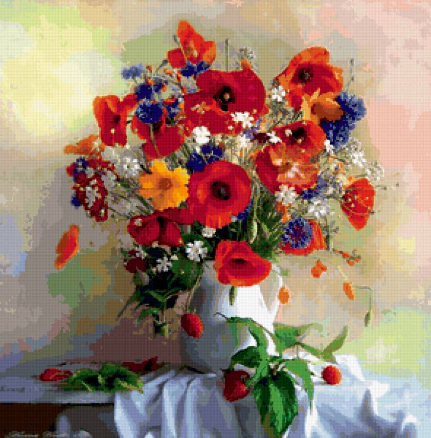 маковое ассорти - цветы, натюрморт - предпросмотр