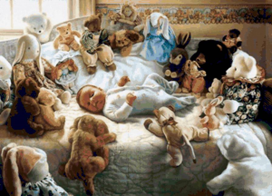 малыш - искусство, ребенок, дитя, дети, малыши, портрет, детское - предпросмотр