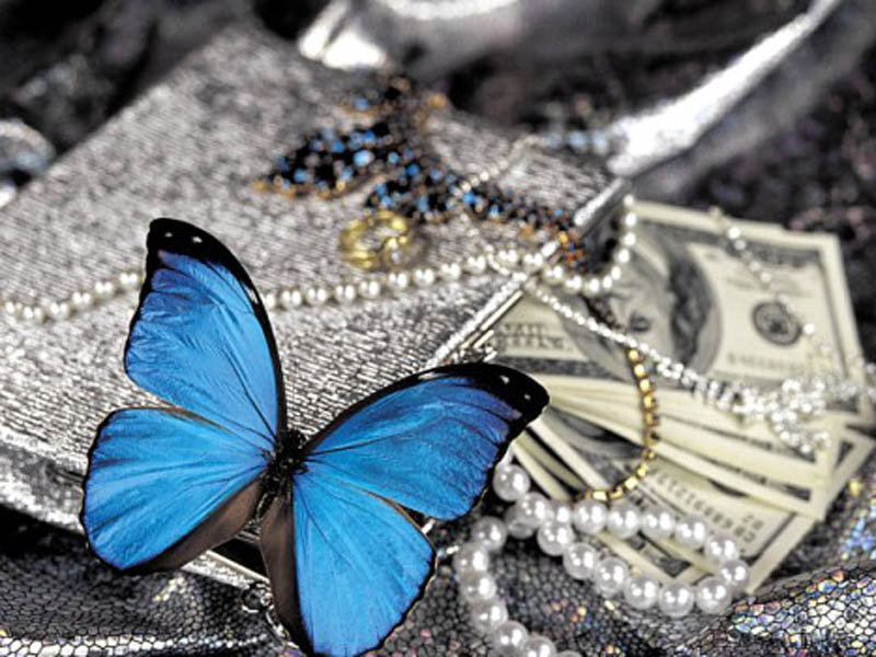 бабочка - деньги, бабочка - оригинал