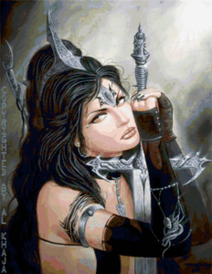 девушка - фэнтези, девушка, тоска, чувства, люди, лица - предпросмотр