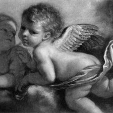 Оригинал схемы вышивки «ангелы» (№224484)