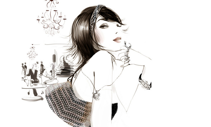 девушка (картины французких художников) - картина - оригинал