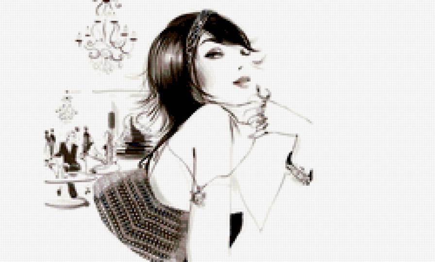 девушка (картины французких художников) - картина - предпросмотр