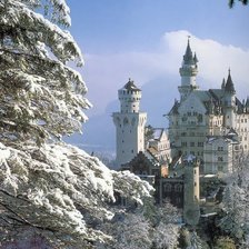 Схема вышивки «заснеженное королевство»