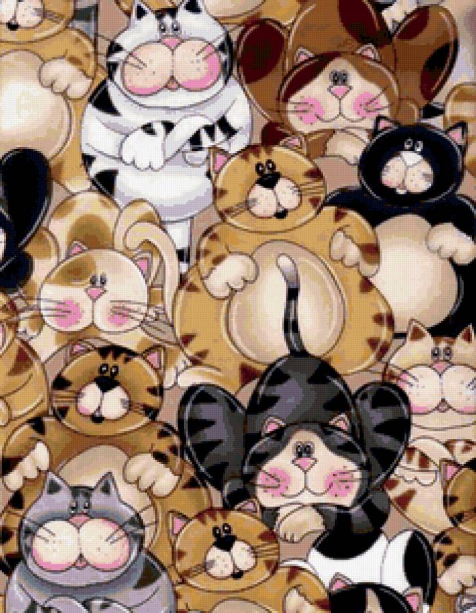 Куча котов) - кот - предпросмотр