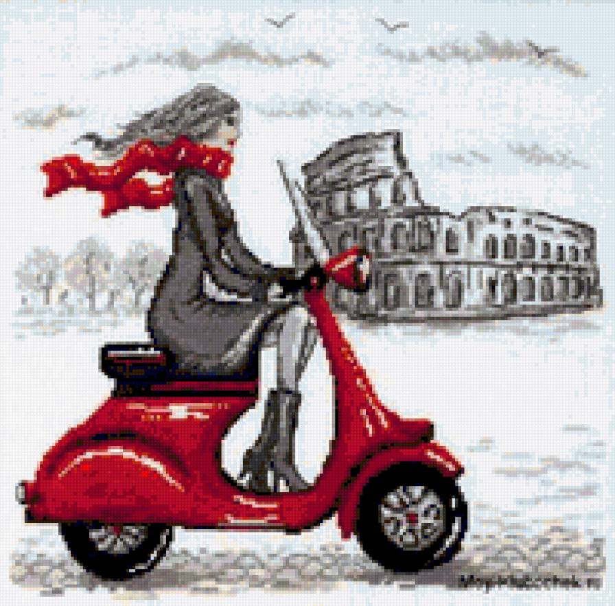 robogós lány - предпросмотр