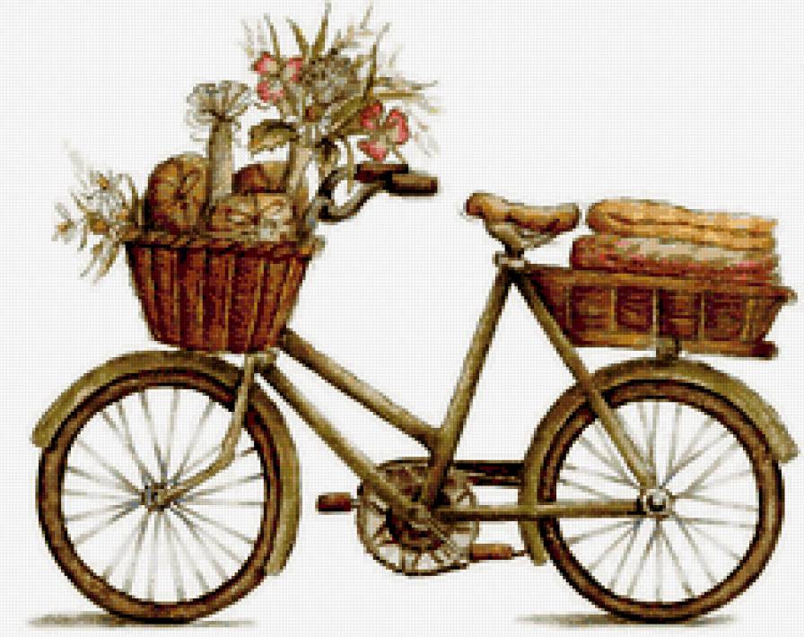 Велосипед - деревня, велосипед - предпросмотр