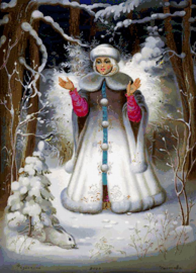 №225140 - снегурочка, девушка, сказка - предпросмотр