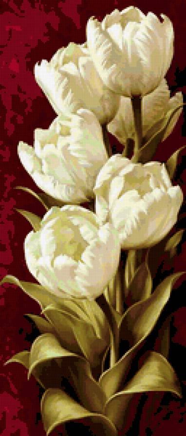 Панно Тюльпаны - панно, цветы, картина - предпросмотр