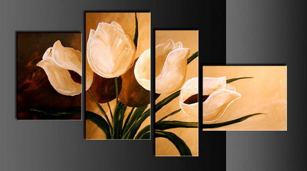 ПОЛИПТИХ "ТЮЛЬПАНЫ" - тюльпан, триптих, цветы, полиптих - оригинал
