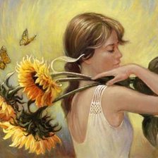 Схема вышивки «napraforgó»