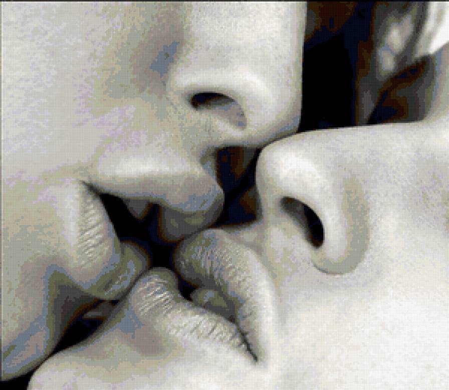 черно-белое - губы, люди, чувства, лица, любовь, тоска, пара, монохром, парень, девушка - предпросмотр