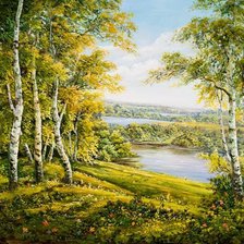 Схема вышивки «осень»