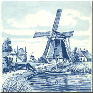 ГОЛУБАЯ МЕЛЬНИЦА - мельницы - оригинал