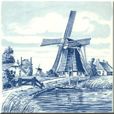 Схема вышивки «ГОЛУБАЯ МЕЛЬНИЦА»