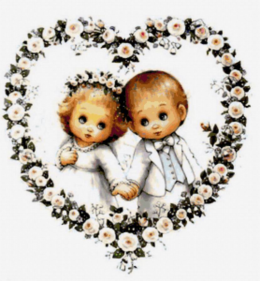 Забавные детки - детская, свадьба, любовь, дети, валентинка, валентинки, детям, сердце - предпросмотр