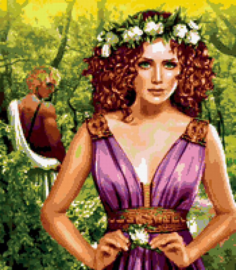 девушка - образ, портрет, парень, картина, женщина - предпросмотр