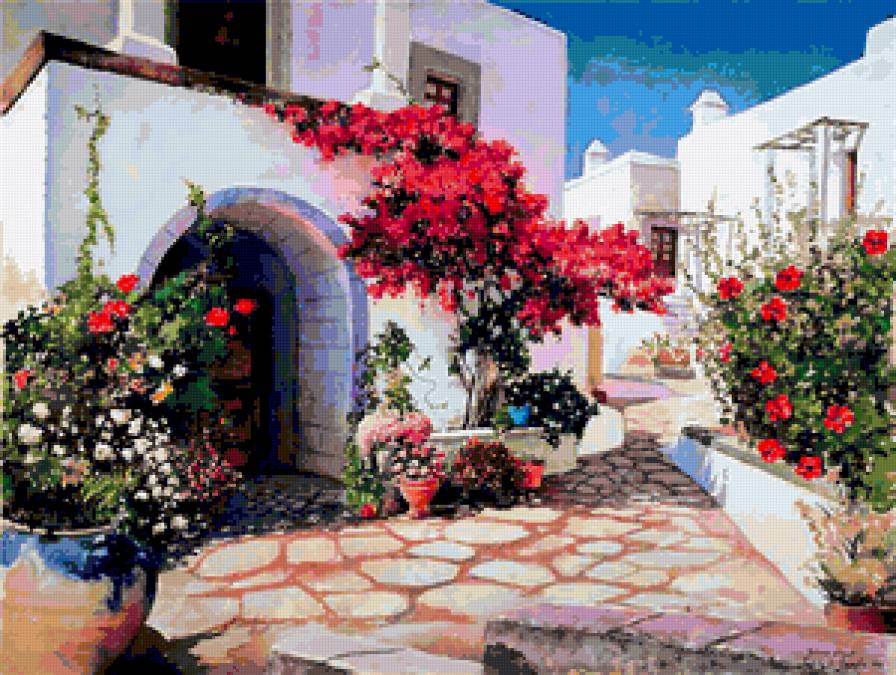 Патмос. Греция. - острова, городской пейзаж., греция, город - предпросмотр