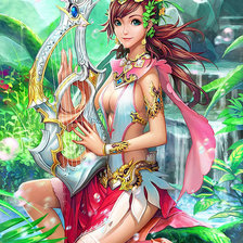 Схема вышивки «девушка»