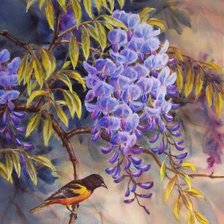 Схема вышивки «весна»