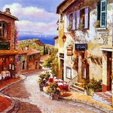 Схема вышивки «Дорога к морю»