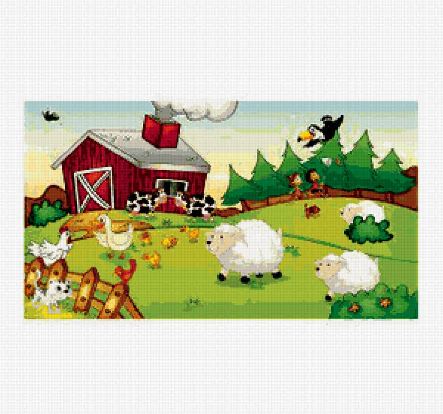 Ферма - ферма, деревня, село - предпросмотр