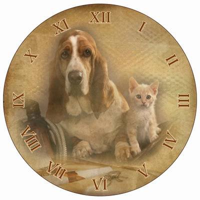 Часы - часы, собака, кот - оригинал