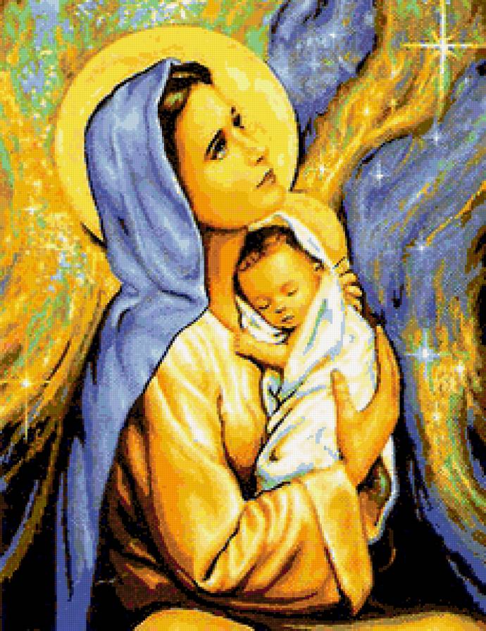 Мадонна - икона, святые, иконы, религия, дева мария, мадонна, дева - предпросмотр