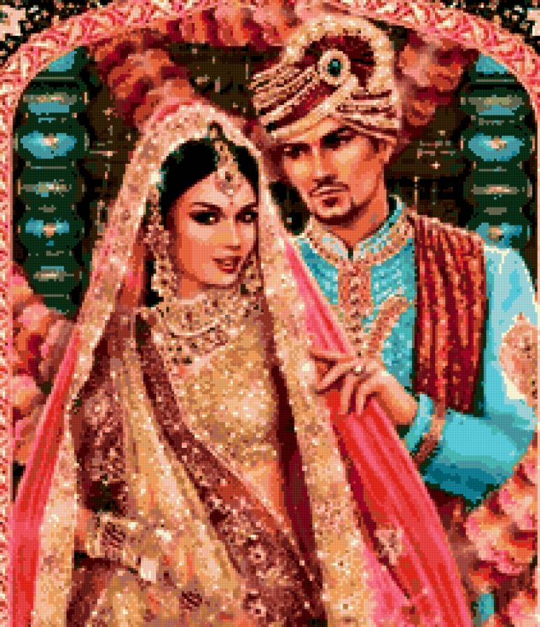 мужчина и женщина - восток, роман, вдвоем, двое, пара, влюбленные, любовь, индия - предпросмотр