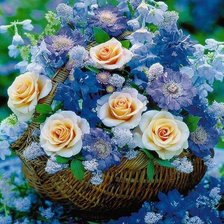 Схема вышивки «букет»