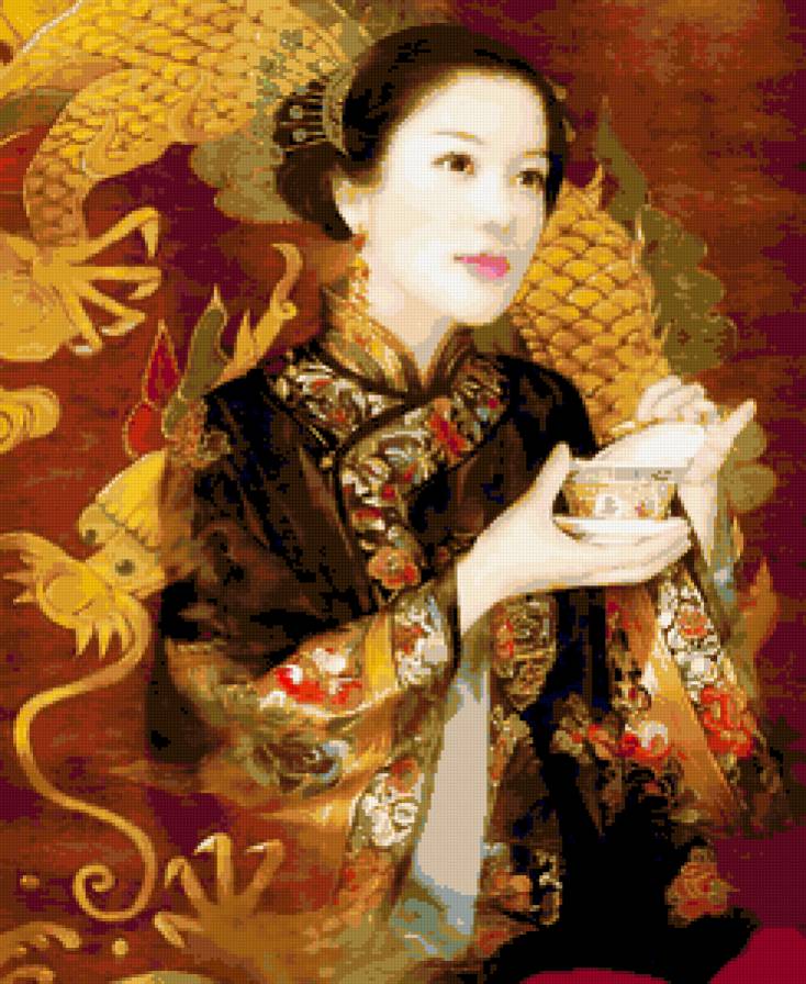 №228537 - восток, картина, девушка - предпросмотр