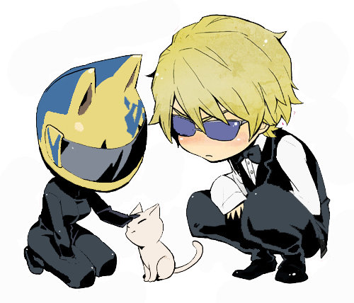 Сэлти и Шизуо - аниме, неко, шизуо, сэлти, дюрарара - оригинал