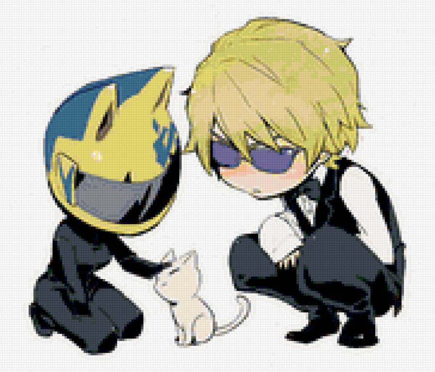 Сэлти и Шизуо - дюрарара, сэлти, неко, аниме, шизуо - предпросмотр