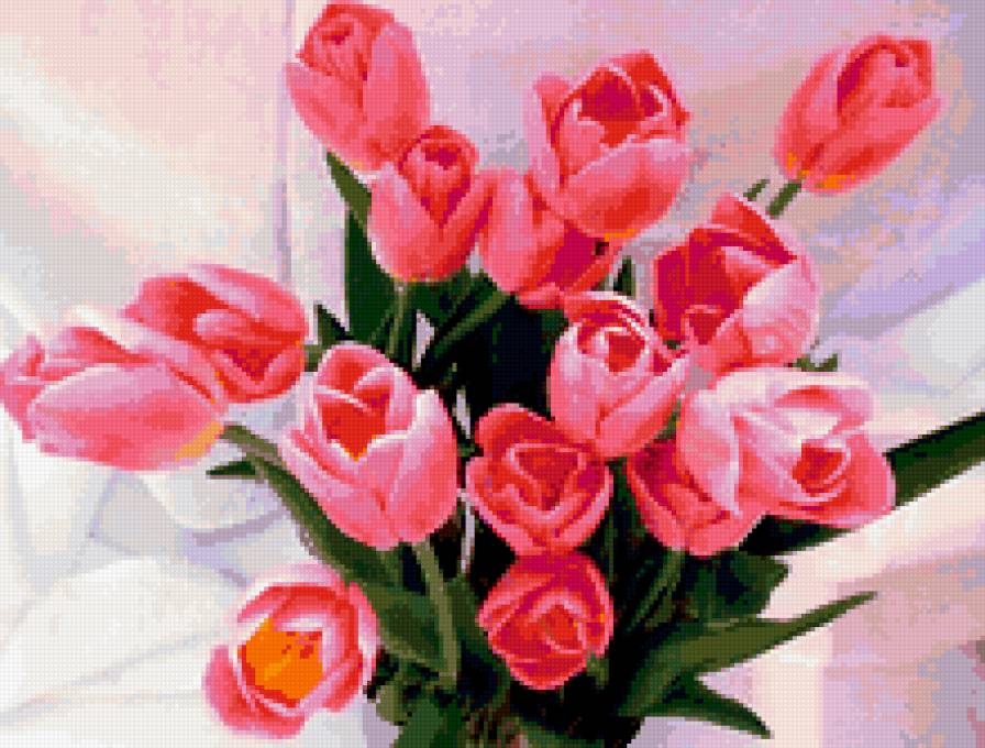 тюльпаны - цветы - предпросмотр